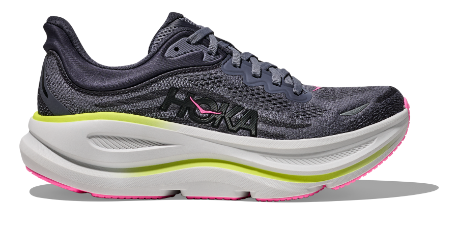 Hoka Bondi 9 Women's Charcoal Grey | Canadian Footwear | Canadian