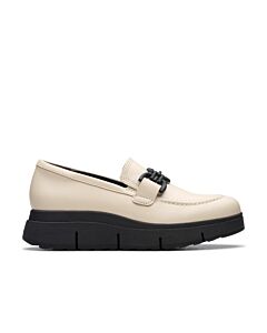  Loriini Izzy Cream Leather Loafers