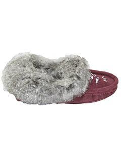 Moccasins Beaded Fur Collar