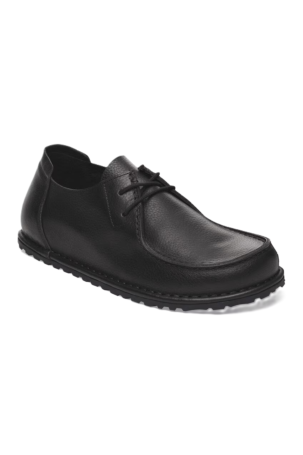 Utti Lace Men's Black Leather Shoe