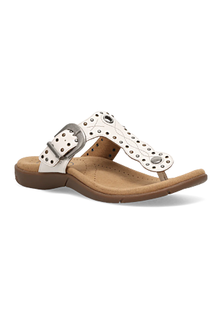 Flash T-Strap White Women's 