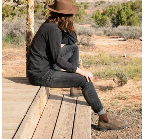 Blundstone 585 Rustic Brown Outfit Blundstone 585 Urban Boots