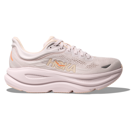 HOKA Bondi 9 Women's Running Shoe Lilac Cream | Canadian Footwear