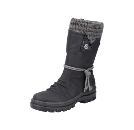 Rieker X8283-00 Flip-Grip Boots | Canadian Footwear | Canadian