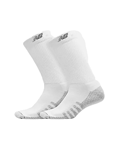 Coolmax Crew Cushioned Socks 2 Pack White M-XL Unisex