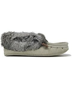 Moccasins Beaded Fur Collar