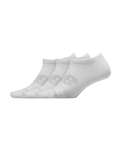 No Show Socks 6 Pack White S-XL Unisex
