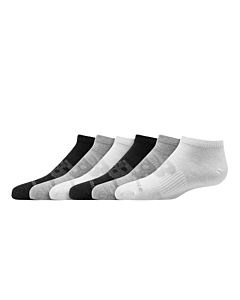No Show Socks 6 Pack Assorted AS1 S-L Unisex