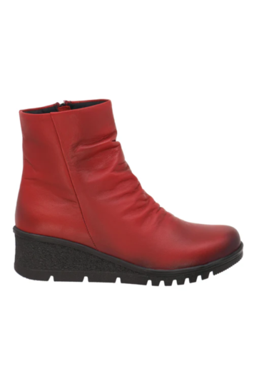 Brynn Red Leather Women's