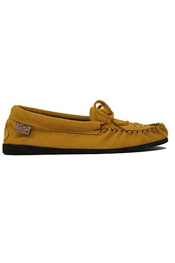 Moccasins Beaded Crepe Sole Tan Suede