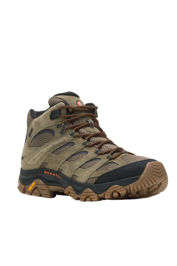Moab 3 Mid WP Wide Olive Men's